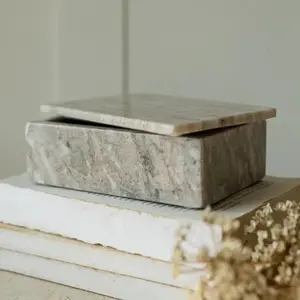 Soren Marble Box with Lid