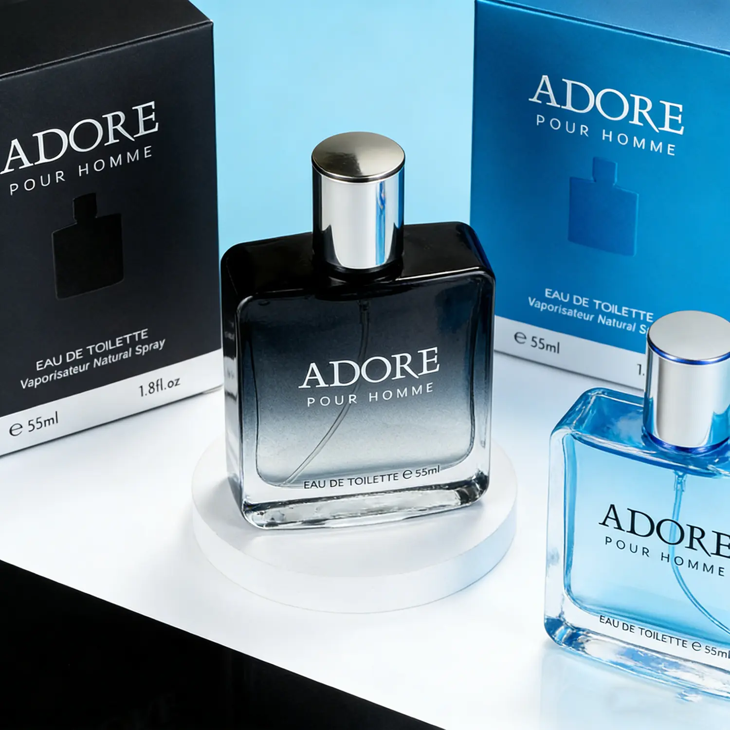 Men's Pheromone Cologne Spray, Long-Lasting Attracting Scent with Notes of Dark Leather, Smoked Woods, and Black Pepper, Designed for Evenings, Infused With Commanding Pheromones