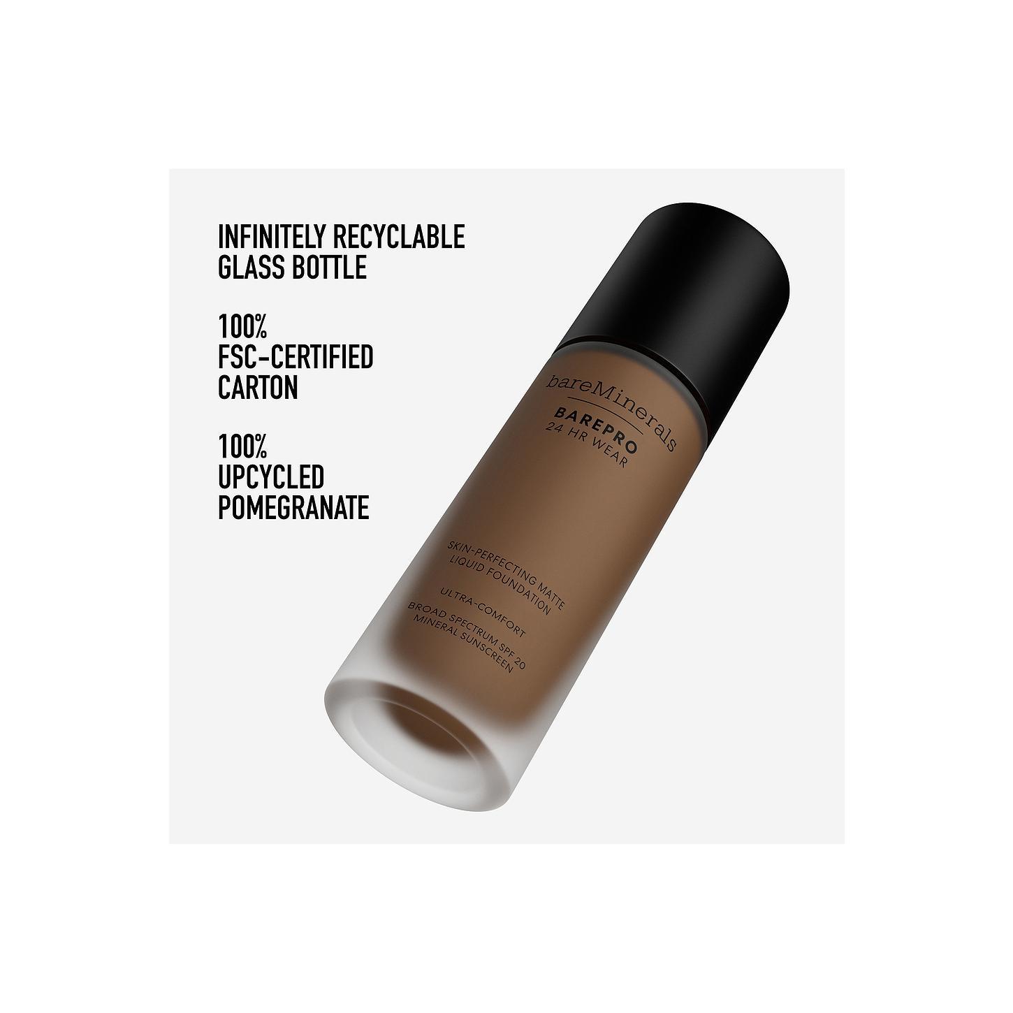 bareMinerals Bare Pro 24 Hour Matte Perfection Liquid Foundation in Med. Deep 46 Neutral