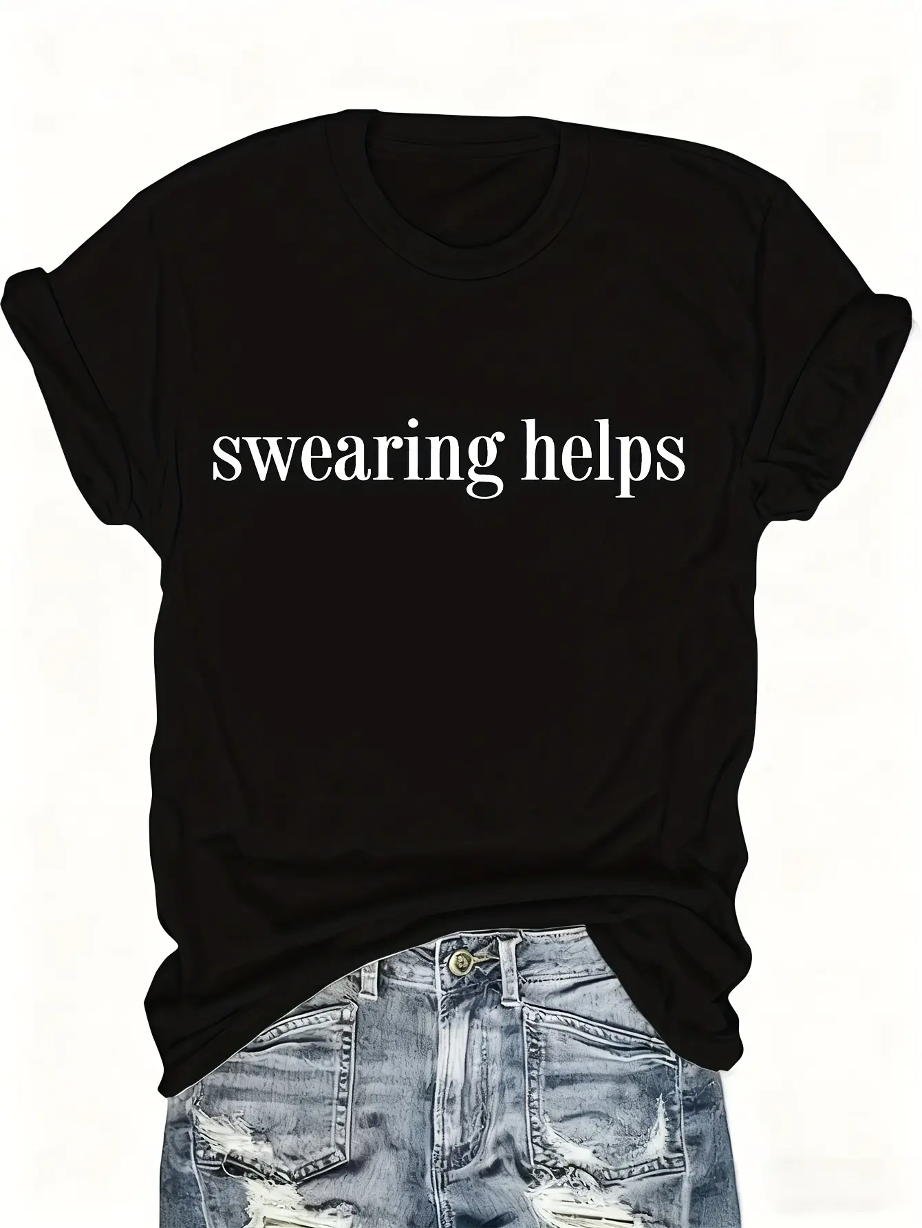 "Insults Are Helpful" Funny Sarcasm T-Shirt - Bold Statement Casual Round Neck Tee Suitable for Daily Wear, Blunt Humor Gift & Conversation Starter (Machine Washable)