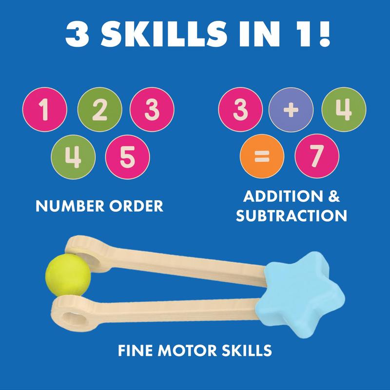 Educational Insights Count & Match Wooden Set - Preschool Learning Toys