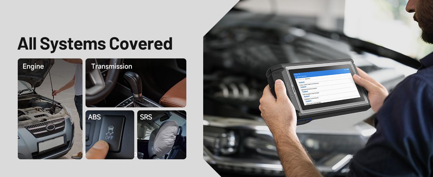 TOPDON Scanner AD800BT V2.0, Bidirectional Scan Tool, Full Systems Diagnostic Tool for All Vehicles, Automotive Diagnostic Scanner for Car, 28+ Services, FCA AutoAuth, CANFD, 2 Years Free Update