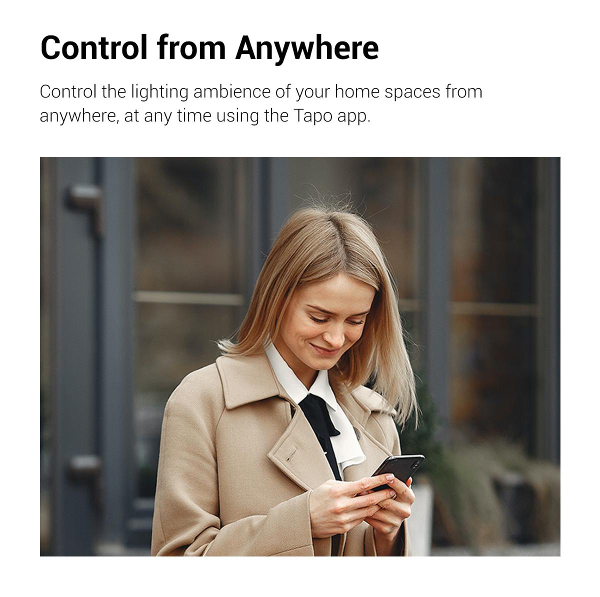 Tapo S500D (4-Pack) – Smart Dimmer Switch | Single Pole | Neutral Wire Required | 2.4 GHz Wi-Fi | Compatible with Alexa & Google Home | UL Certified | No Hub Needed | White