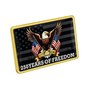 250 Years of Freedom Lapel Pin  250th Anniversary U.S. Independence Patriotic Eagle Pin