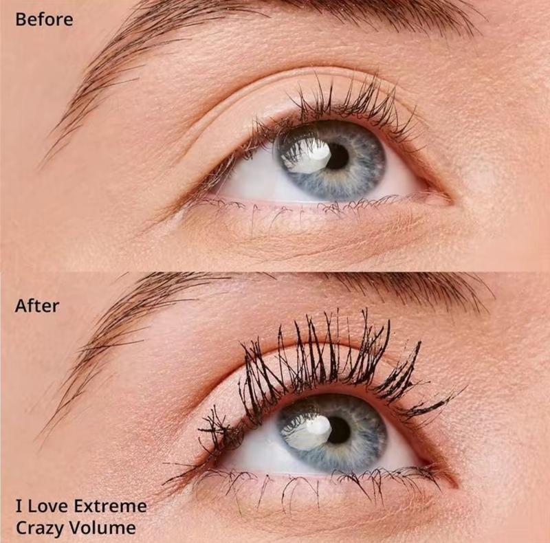 essence | I Love Extreme Volume Mascara Crazy Volume | Paraben Free | Cruelty Free I Black (Pack of 1, Crazy Volume) essence | I Love Extreme Volume Mascara Crazy Volume | Paraben Free | Cruelty Free I Black (Pack of 1, Crazy Volume)