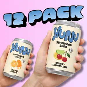HUNU SODA Variety Pack (12 Pack)