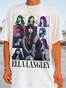 Ella Langley Music Lover T-Shirt, Vintage Western Graphic Tee, Casual Streetwear Fan Top
