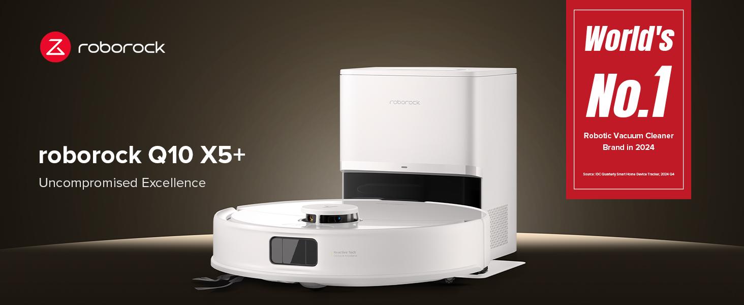 [SaleLink] Roborock Q10 X5+ Robot Vacuum and Mop, Self-Emptying, 10,000Pa Suction, Hands-Free Cleaning for up to 7 Weeks, Obstacle Avoidance, LiDAR Navigation, No-Go Zones #TikTokShopSpringGlowUp #NewDropsForYou Cordless Rechargeable