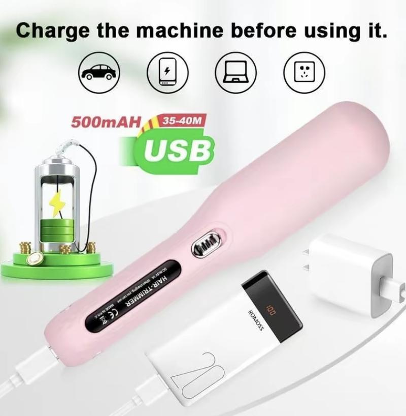 Rechargeable Split End Hair Trimmer, Portable Hair Repair & Styling Tool for Smooth Hair