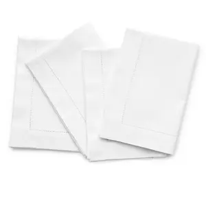 Cotton Linen Hemstitch Napkins