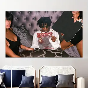 American rapper pattern tapestry, abstract creative style, interesting Lightweight Decoration wall hanging, dopamine art tapestry, suitable for living room, bedroom, college dorm, trippy room decor Print Decorative bedroom decor mens room decor