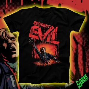 Hail to the Zombie Graphic T-Shirt, Unisex Leon Shirt, Heavy Metal Video Game Tee, Survival Horror Graphic Shirt, Gamer Apparel for Men & Women, Zombie Movie Merch