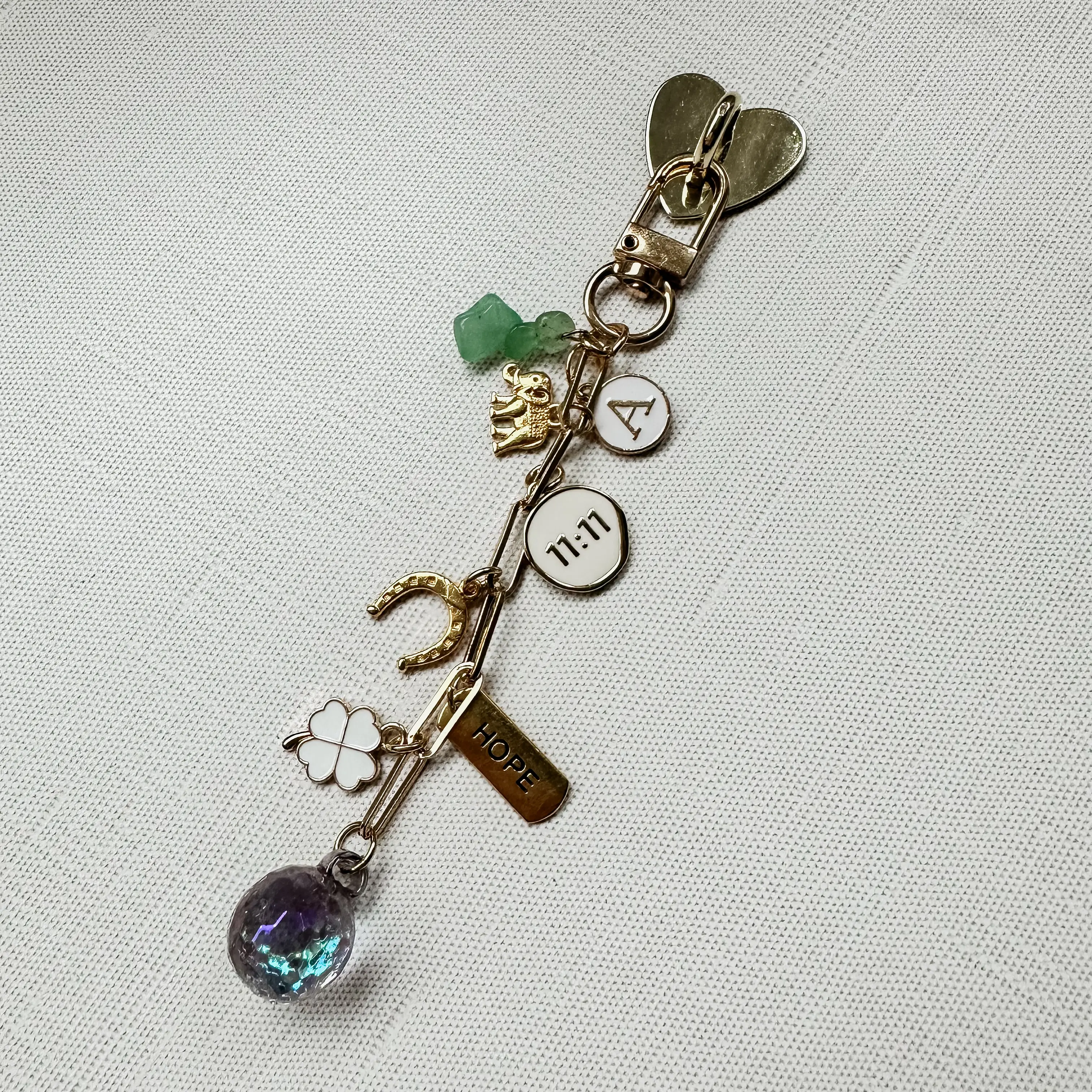 Manifest It Charm - Clip-On Dangling Accessory Chain for Kindle, Tablet, Planner, Phone
