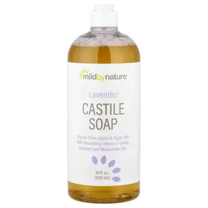 Mild By Nature Castile Soap, Lavender, 34 fl oz (1,005 ml)