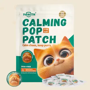 Cat Calming Pop Patches – Pheromone Diffuser for Cats & Kittens to Reduce Anxiety and Stress-Related Behaviors, No Electricity Needed, Long-Lasting Enhanced Calming Aid (Pop Patch, 28 Count)