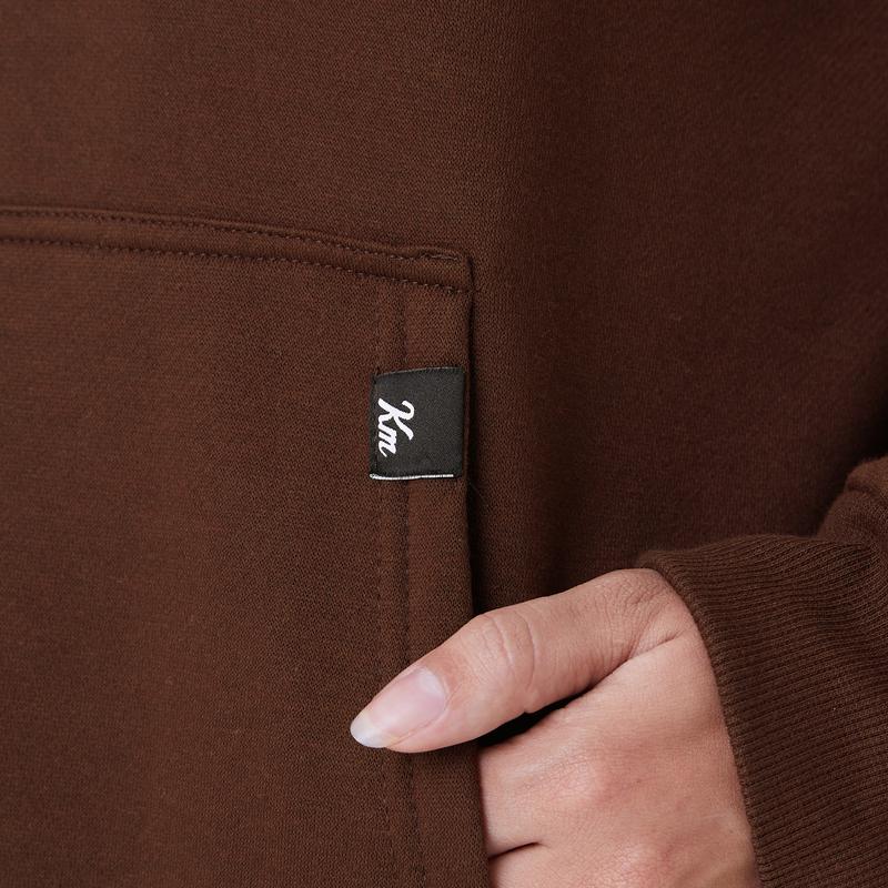 KatchMe Women's Versatile Solid Color Kangaroo Pocket Long Sleeve Soft Hoodie, Fall & Winter Cozy Hoodies for Daily Wear, Lady Comfort Outfit (2)