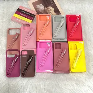 Rhode Case With Box and Lip Gloss Set Silicone Case for iPhone 17 16 15 14 13 12 11 Pro Max Plus Lipstick Toast Espresso Ribbon Cover