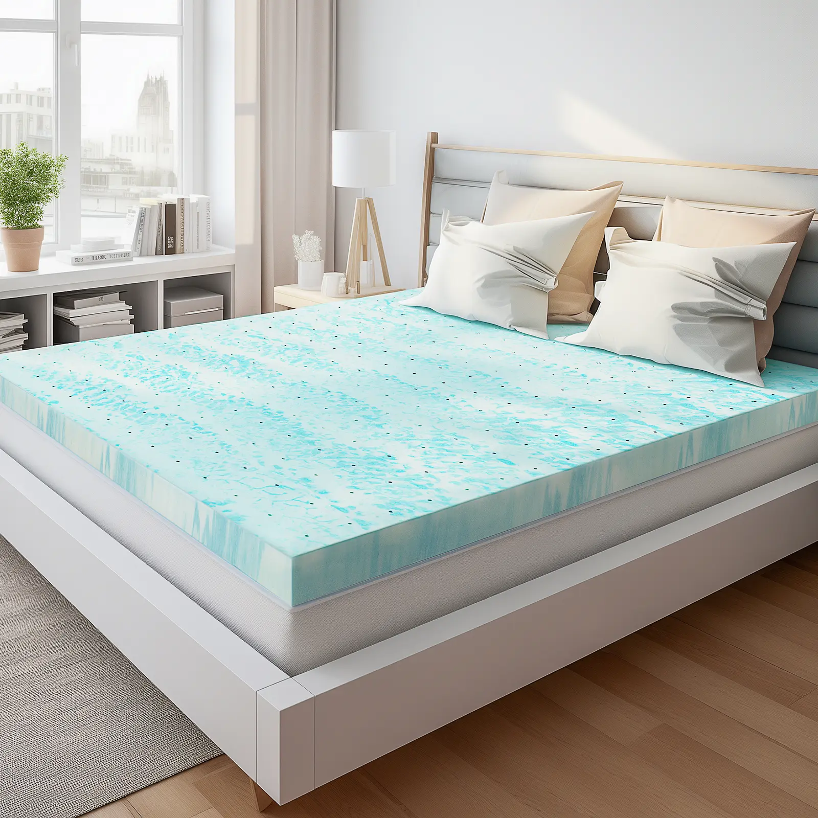 Bedding Mattress Topper Memory Foam Mattress Breathable Topper,back to school,back to school shopping,home decor