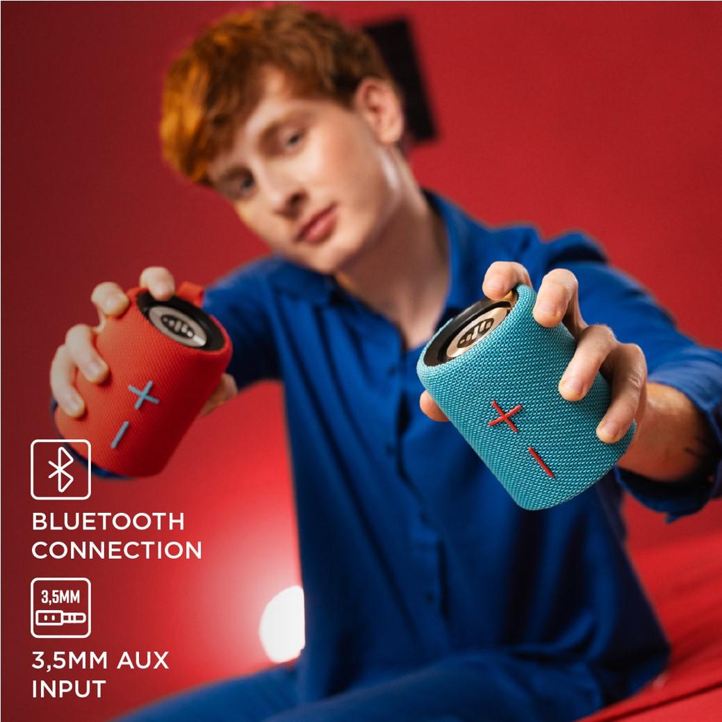 Black Friday 2-in-1 Wireless Speaker Magnetic Speaker Bluetooth Speaker FM Radio Aux Input Sports Outdoor Duo Sound System TWS Pairing AUX Moud Gift for Child Lovers subwoofer Halloween Christmas