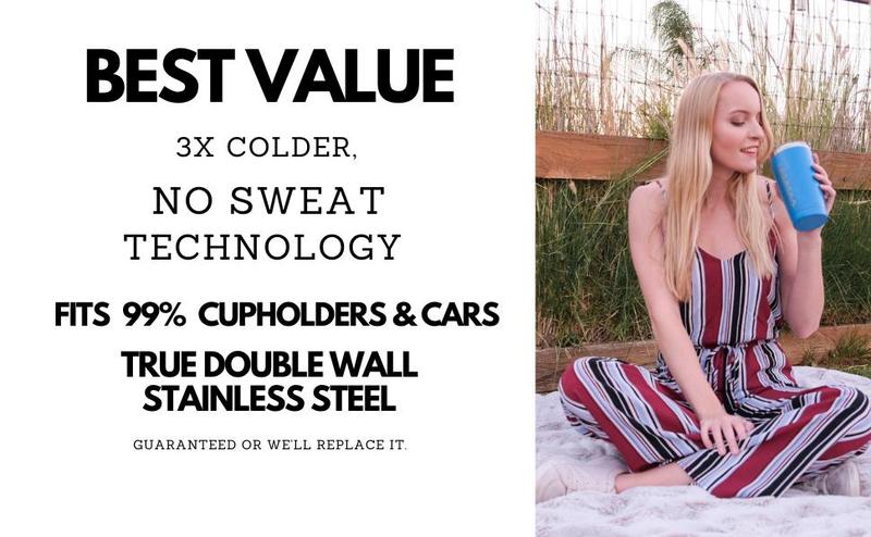 COLDEST 20oz Tumbler V2 – Leak Proof Insulated Coffee & Tea Flask | Hot 13+ Hours, Cold 20+ Hours | Sip-Secure Stainless Steel Travel Cup for Work, Car, Gym, Office & Everyday Use | Durable, No-Spill Thermal Drinkware