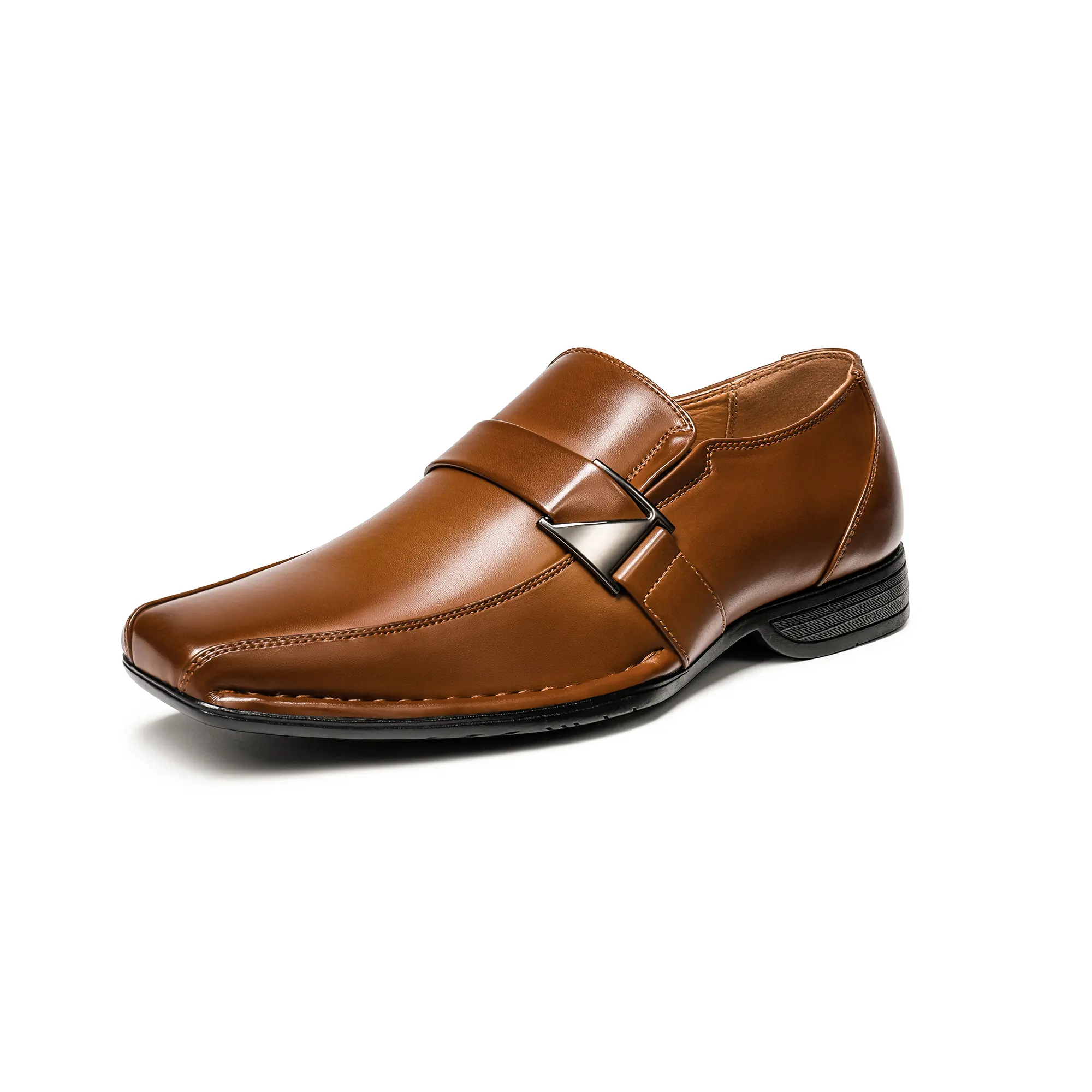 【BRUNO MARC Anniversary】 Men's Classic Slip-on Dress Loafers Shoes | Classic Square Toe Formal Business Office Wedding Party Church Prom Graduation, Men's Shoes, Leatherloafers, Academic, Casual,shoes for back to school,back to school shoes