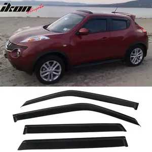 Window Visors for Nissan Juke 2011-2017 Slim Smoke Acrylic