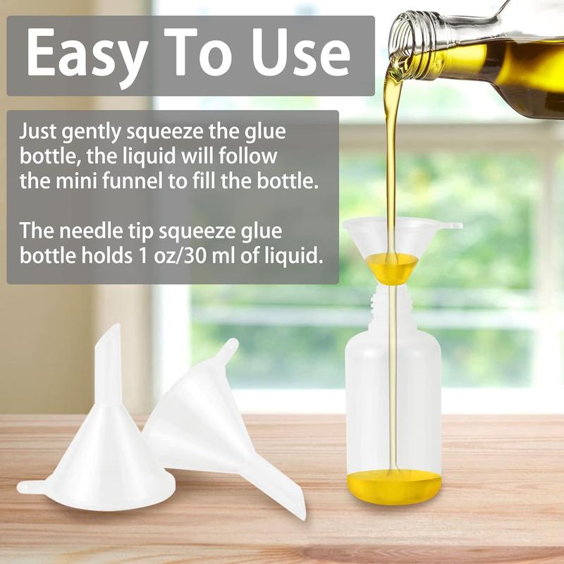 18PCS Precision Needle Tip Glue Applicator Bottles, 6 Color 30ML/1 OZ Fine Needle Tip Squeeze Bottle with Mini Funnel for DIY Paint Paper Quilling Craft Glue Ink Liquid Acrylic Painting 18PCS Precision Needle Tip Glue Applicator Bottles, 6 Color 30ML/1 OZ Fine Needle Tip Squeeze Bottle with Mini Funnel for DIY Paint Paper Quilling Craft Glue Ink Liquid Acrylic Painting