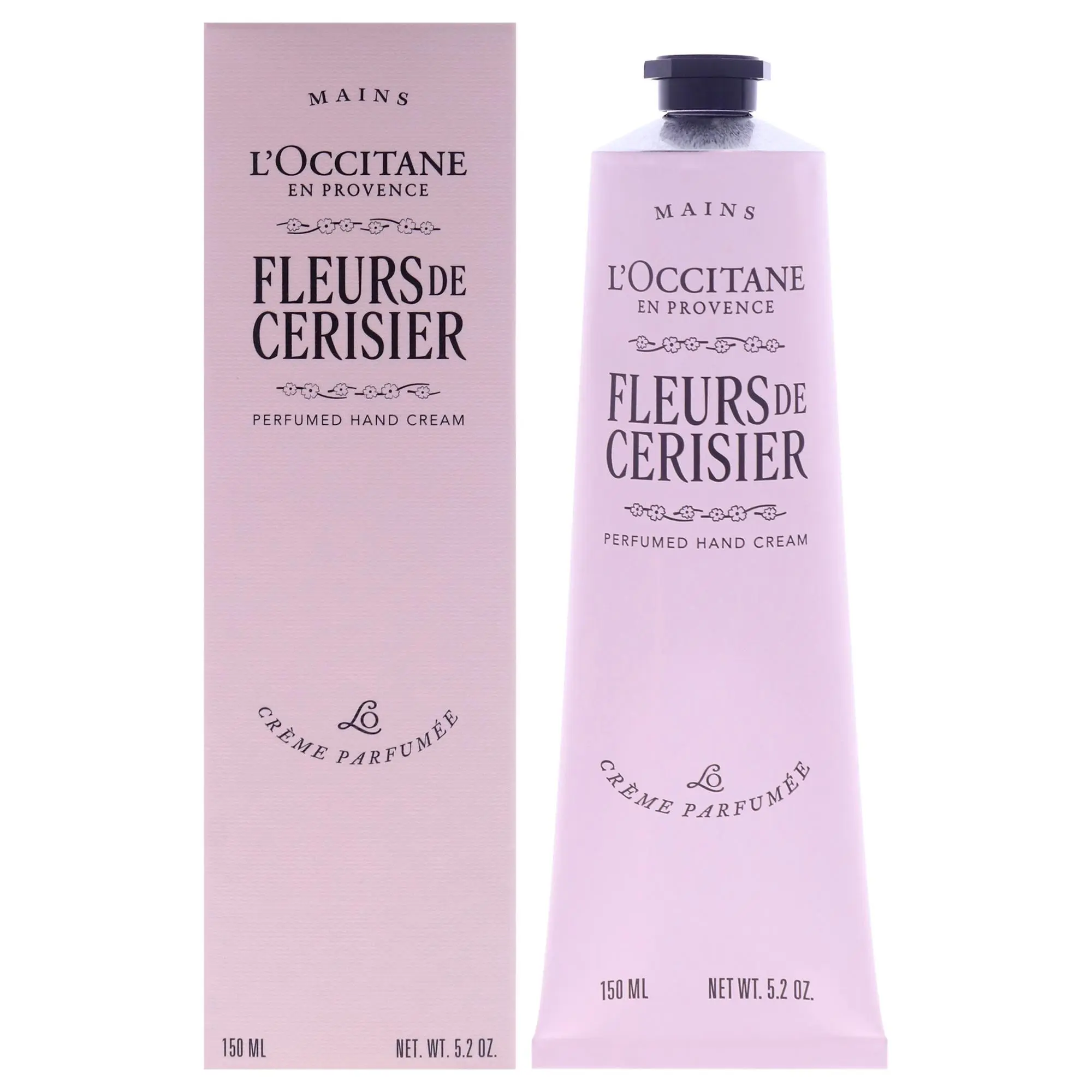 L'Occitane Scented Cherry Blossom Fragrance Hand Cream - Aromatic 5.2 oz Cream for Women (Unisex Fragrance Option)