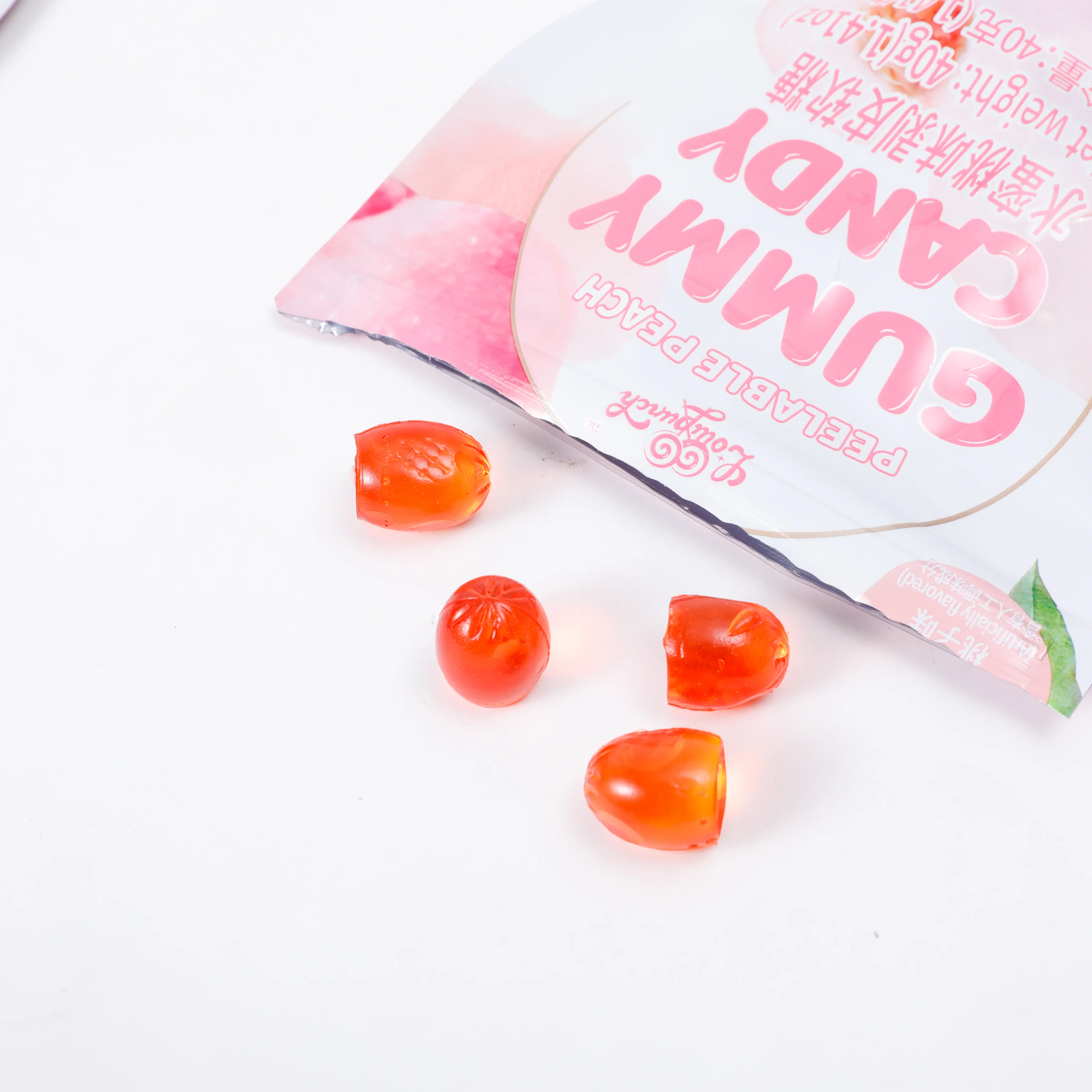 VIRAL Peelable Peach Gummies! Fun ASMR Fruit Candy (12 Packs