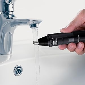 Panasonic ER-GN30 Nose Hair and Ear Hair Trimmer with Dual-Edge Blade Design, Vortex Cleaning System and Comfortable Grip Noise Hair Clipper Panasonic ER-GN30 Nose Hair and Ear Hair Trimmer with Dual-Edge Blade Design, Vortex Cleaning System and Comfortable Grip Noise Hair Clipper