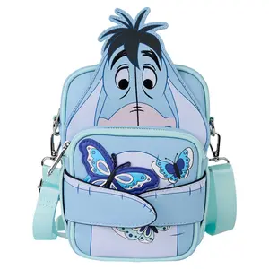 Loungefly Disney Winnie The Pooh Floral Eeyore Crossbuddies® Cosplay Crossbody Bag With Coin Bag