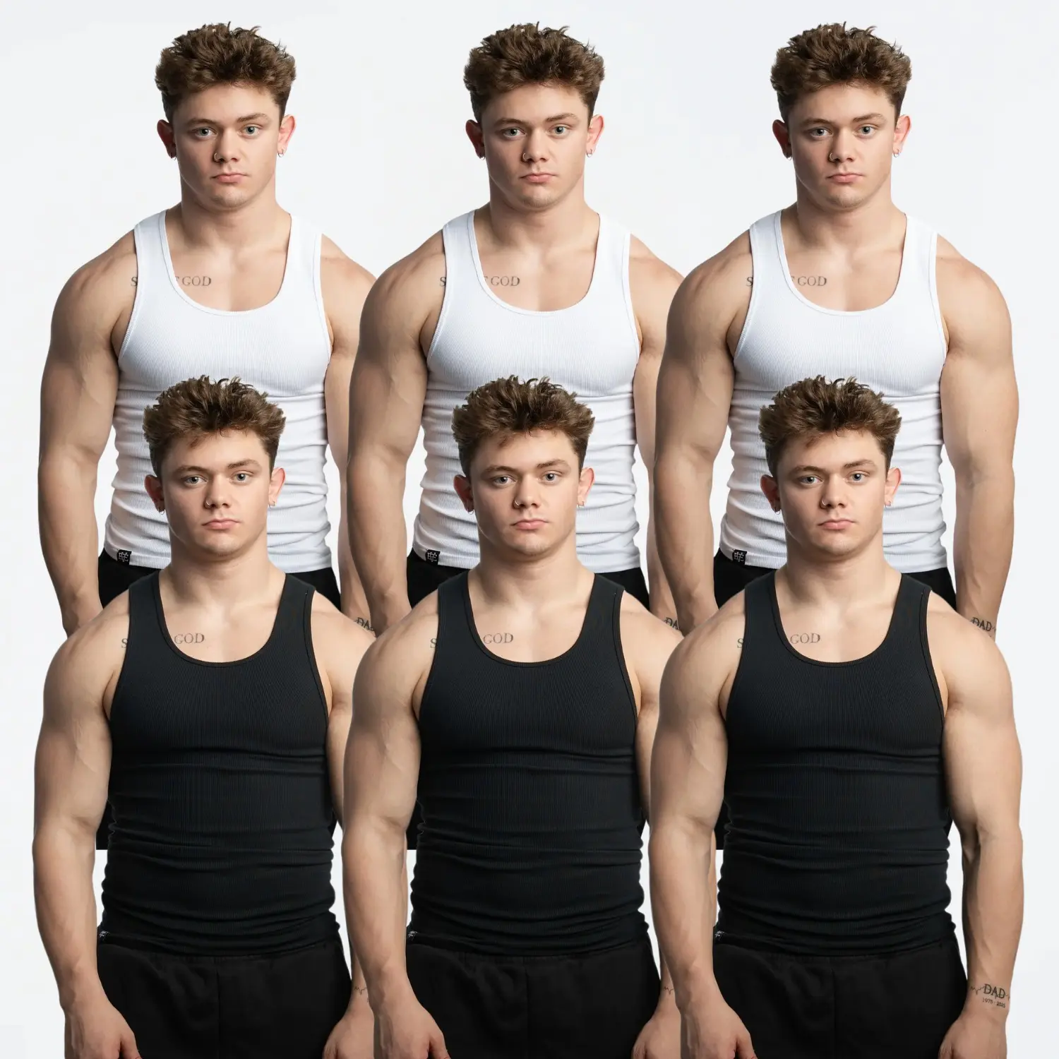 Black & White 6pk - XS