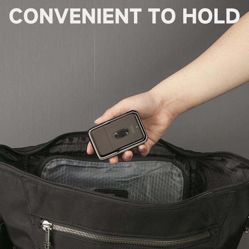 ENCHEN Electric Foil Shaver for Men, Compact Shaver, One-Button Use Waterproof Comfort Body Shaver for Men, Comfortable Grip, Rechargeable Cordless Shaver, Deep Clean Shave Anytime, Anywhere, Portable Design - Ideal Companion for Home and Travel