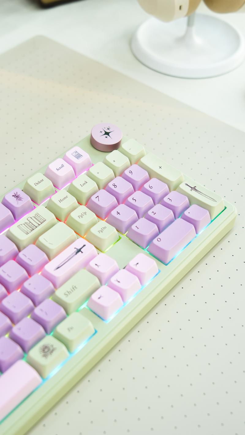 [AULA × Jesnerdingout Co-Designed] Fae Blade F99 Pro Wireless Mechanical Keyboard, 99% Layout, Tri-Mode Connectivity, Hot-Swappable, With Knob Control, RGB Backlight