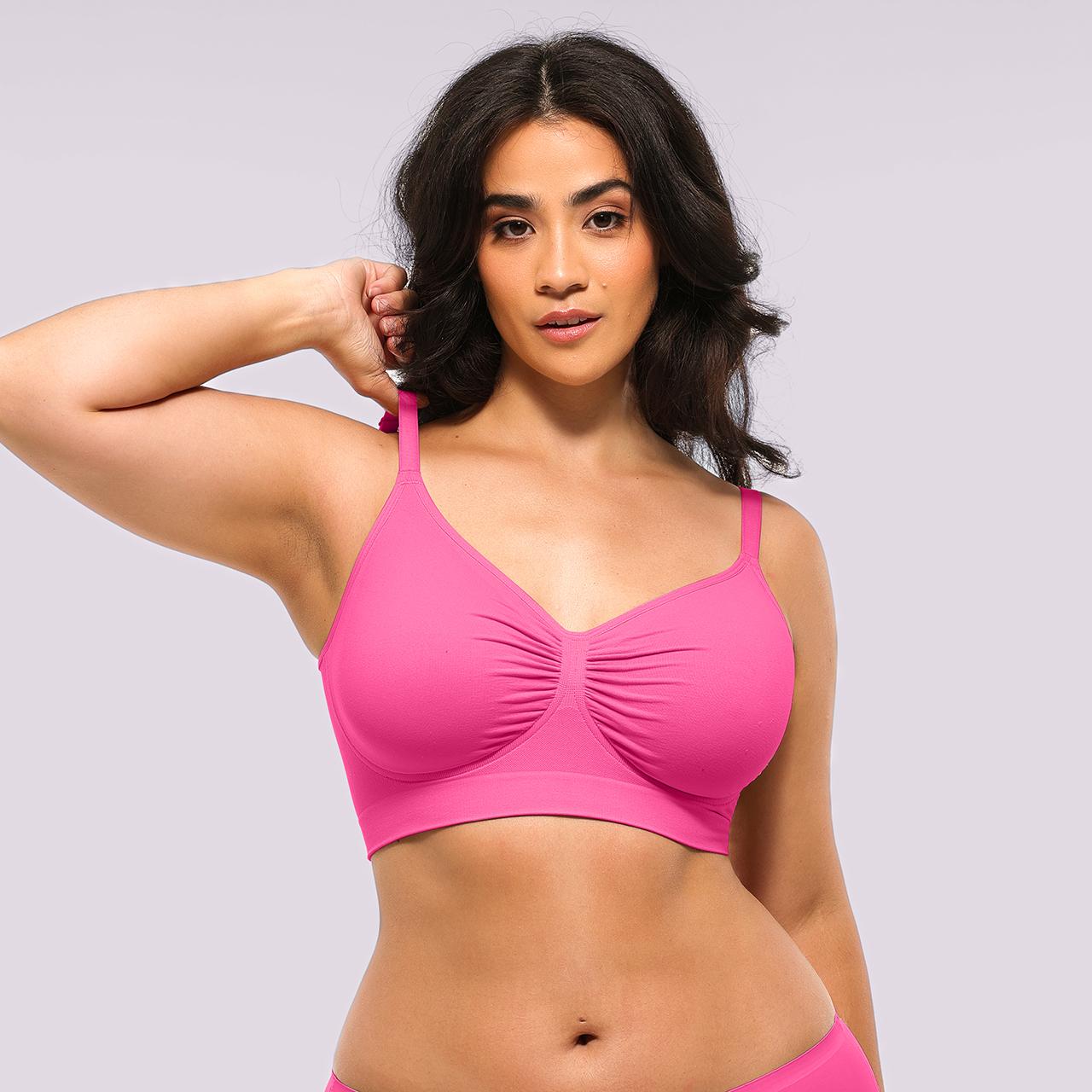 Shapellx ZeroFeel Wireless Bra – Wide Band & Cross-Back Support Live
