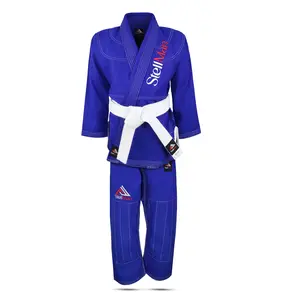 StellMan LittleWarrior Kids Brazilian Jiu-Jitsu BJJ Gi – Blue