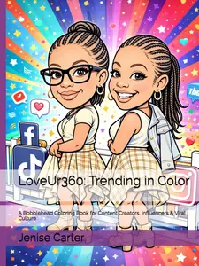 LoveUr360: Trending in Color: A Bobblehead Coloring Book for Content Creators, Influencers & Viral Culture