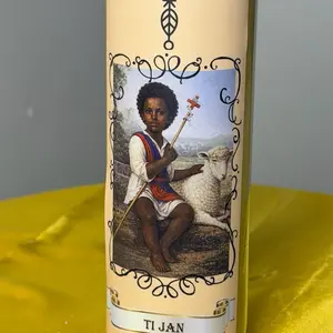 Ti Jan Dantor 7 Day Candle with Veve