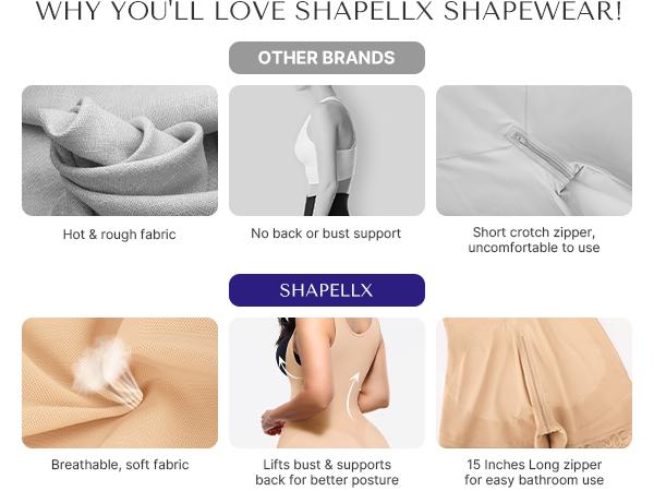 Shapellx BOOT-YEAH AirSlim Extreme Compression Open Bust Bodysuit