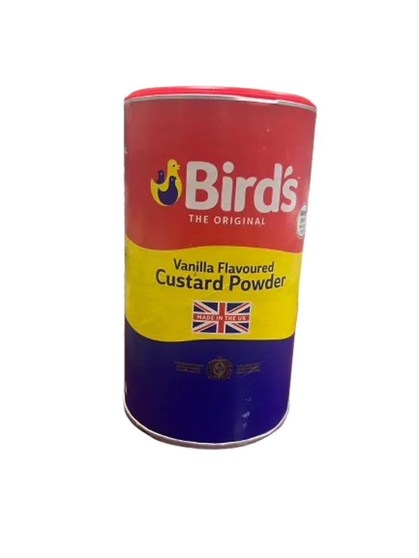 Bird's The Original Vanilla Flavoured Custard Powder - Simple & Versatile Vanilla Flavoring for Dishes Made in UK