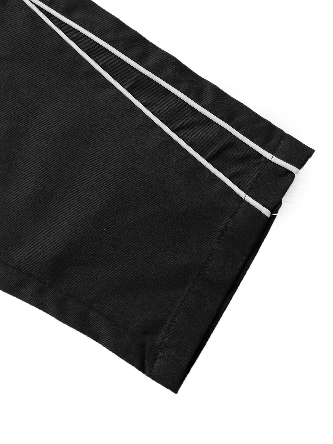 Men's Stacked Track Pants 2-Pack - Streetwear Hip Hop Contrast Piping Wide Leg Pants, Drawstring Waist Casual Baggy Trousers, Lightweight Satin Fabric for Daily Wear, Hip Hop & Street Style. Beige Crewneck Men's Stacked Track Pants 2-Pack - Streetwear Hip Hop Contrast Piping Wide Leg Pants, Drawstring Waist Casual Baggy Trousers, Lightweight Satin Fabric for Daily Wear, Hip Hop & Street Style. Beige Crewneck