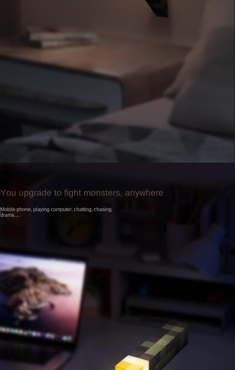 Torch Light - Luminous Wall-mounted or Handheld LED Flashlight USB Rechargeable Night Light 4 Lighting Options for Playroom and Bedroom Decoration