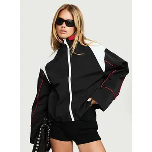 Shoreline Windbreaker Noir / White