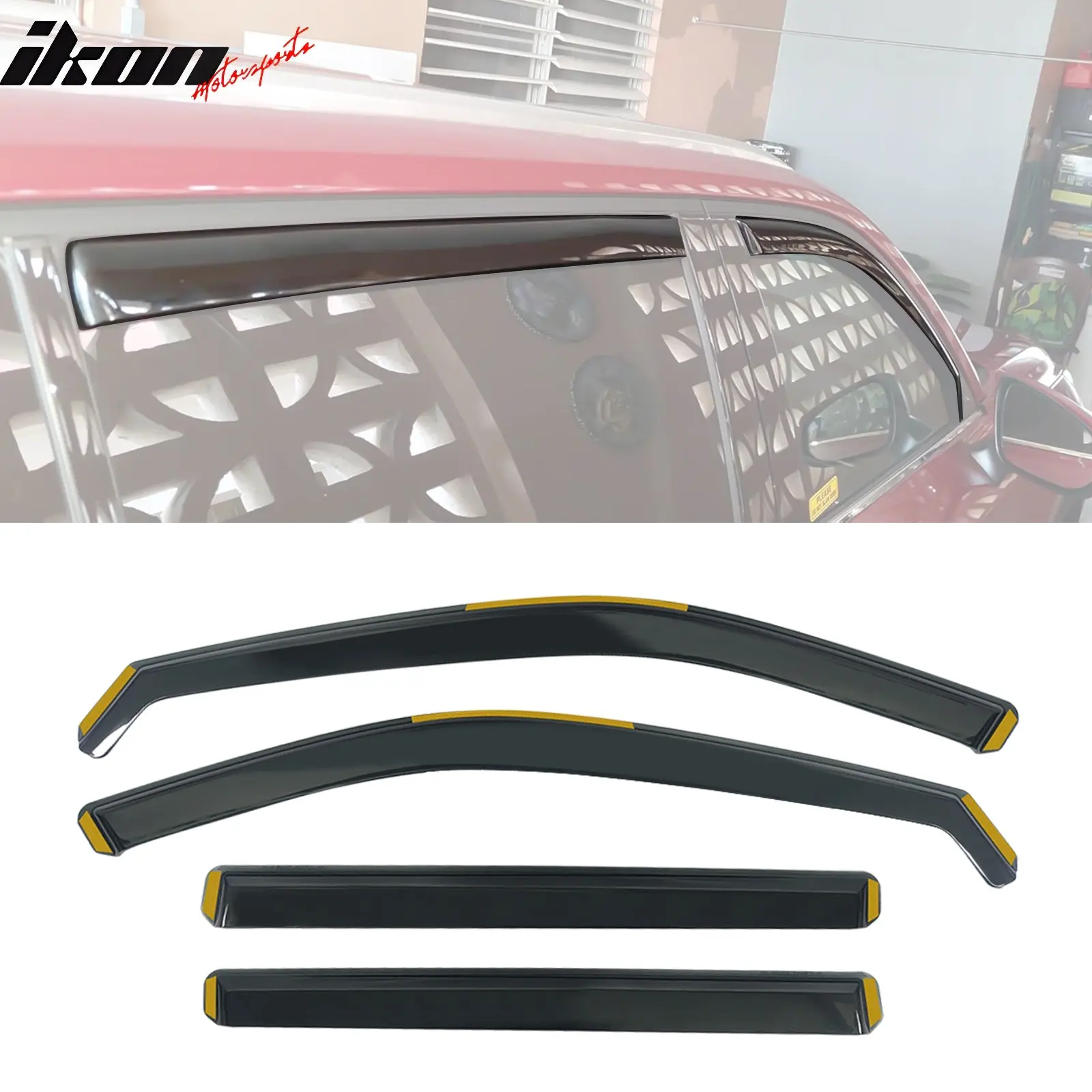 Window Visors Guards for Toyota Grand Highlander 2024-2026 In-Channel PC
