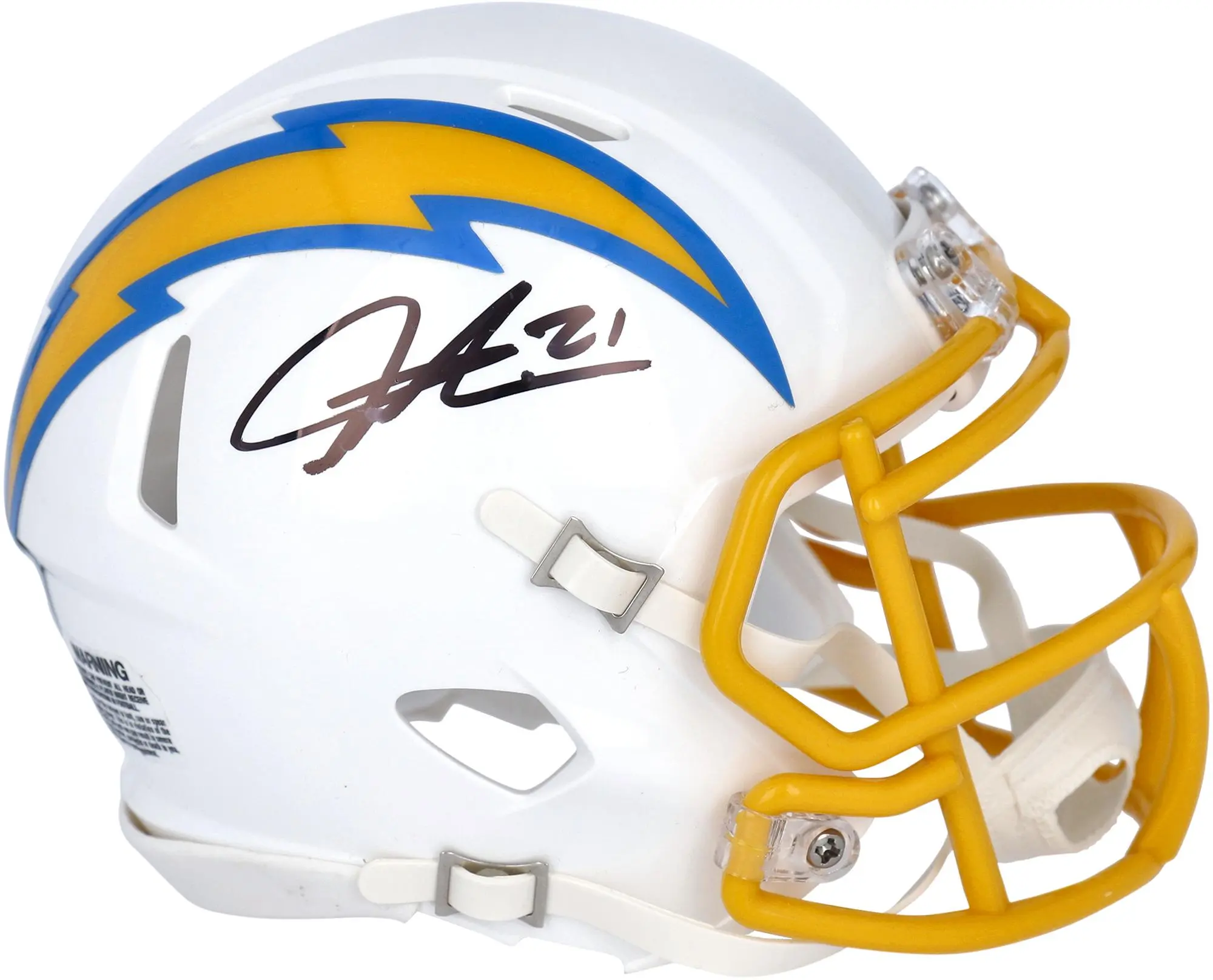 LaDainian Tomlinson Los Angeles Chargers Signed 2020-Present Logo Mini Helmet