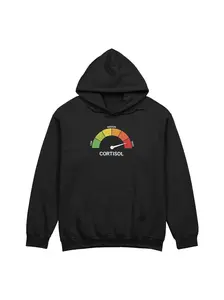 High Cortisol Hoodie Black