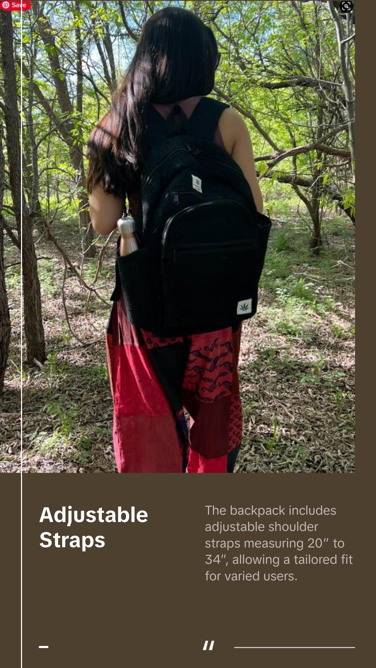 Kailash Himalayan Hemp Backpack