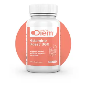 Histamine Digest 360 - Mastcell 360 - Diamine Oxidase & Vitamin B6 120 DR Capsules CS