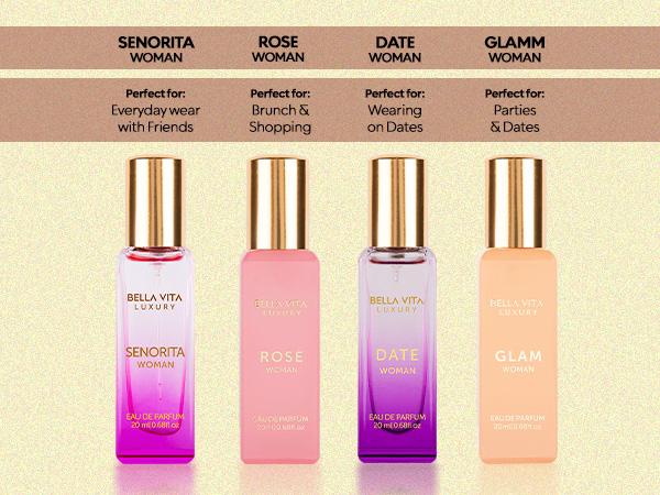 Bellavita Luxury Her N More Gift Set | Women’s Perfume Combo | Floral, Sweet & Sensual Eau De Parfums | Women's Gift Set & Unisex Gift Set | Long-Lasting Romantic Fragrance Set | Vegan & Cruelty-Free