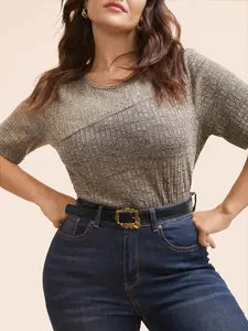 Asymmetrical Metal Detail Buckle Belt 2026 Spring Break Gift For Easter's Day Mother's Day